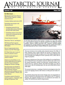 cover - Antarctic Journal of the United States